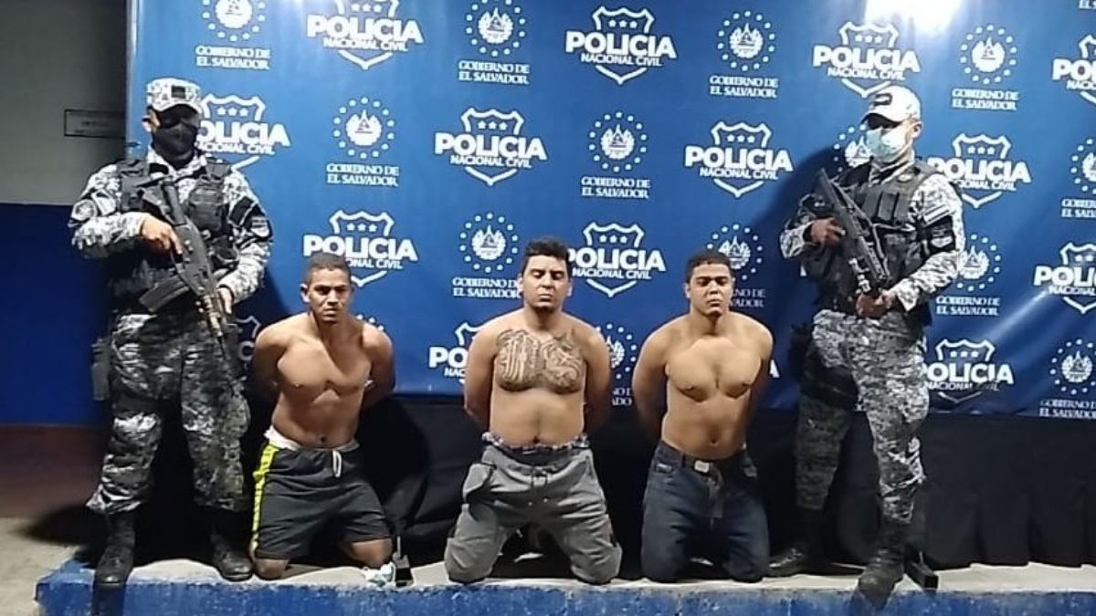 Capturan A Tres Pandilleros De La Ms Con Armas De Guerra