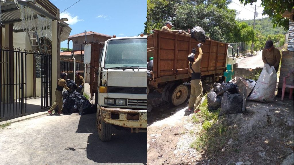 Alcaldía de Ilobasco realiza campaña de limpieza en las comunidades del