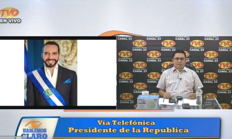 Nayib Bukele en Hablemos Claro