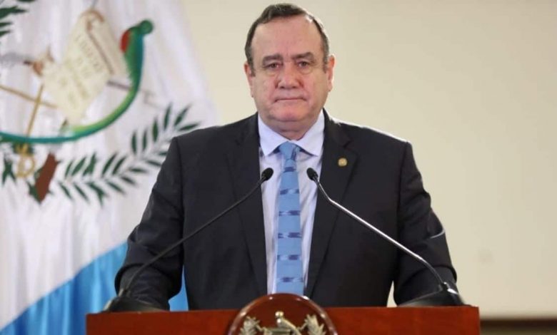 presidente de Guatemala da positivo a covid-19