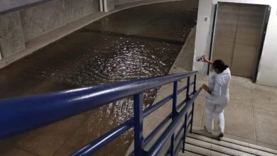 Hospital Regional de San Miguel inundado
