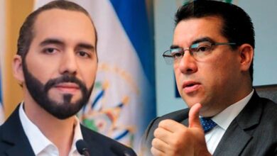 Nayib Bukele y Raúl Melara