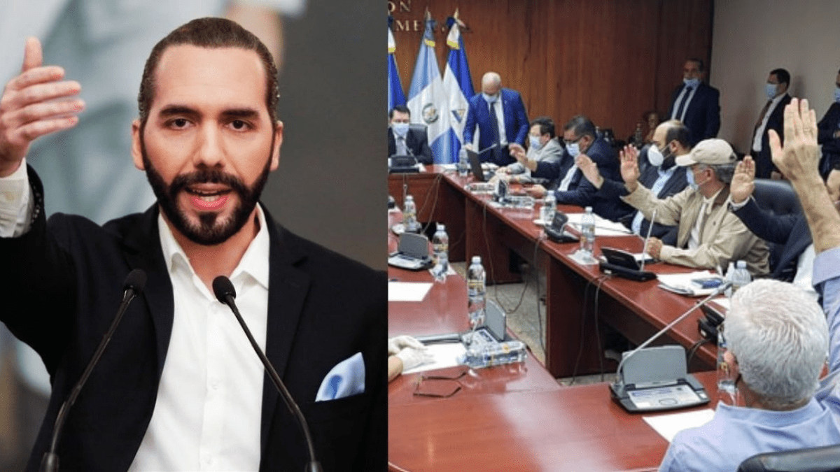 Nayib bukele y diputados