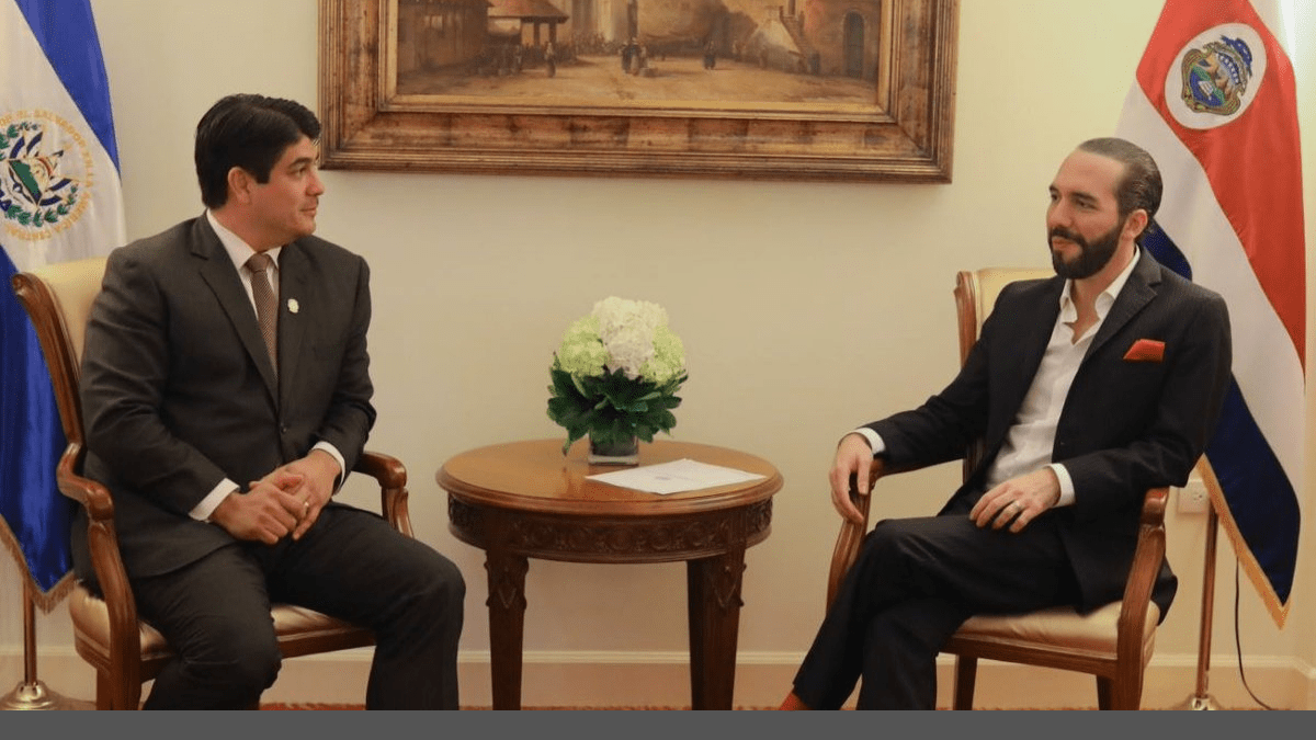 Nayib Bukele y Costa Rica