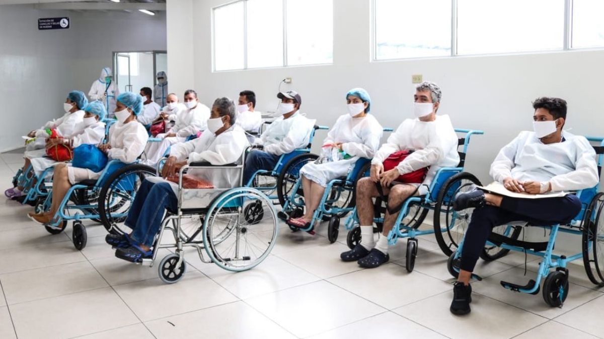Pacientes del Hospital El Salvador
