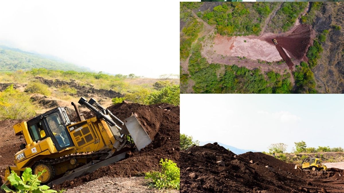 Trabajos en volcán Chaparrastique