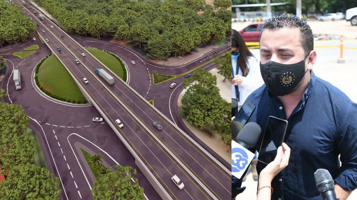 20% de avance en construcciones en Autopista a comalapa
