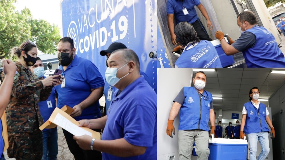 Inicia traslado de vacunas hacia Honduras