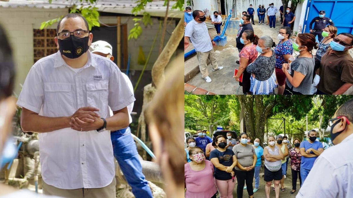 Presidente de ANDA llega a San Martin y Soyapango