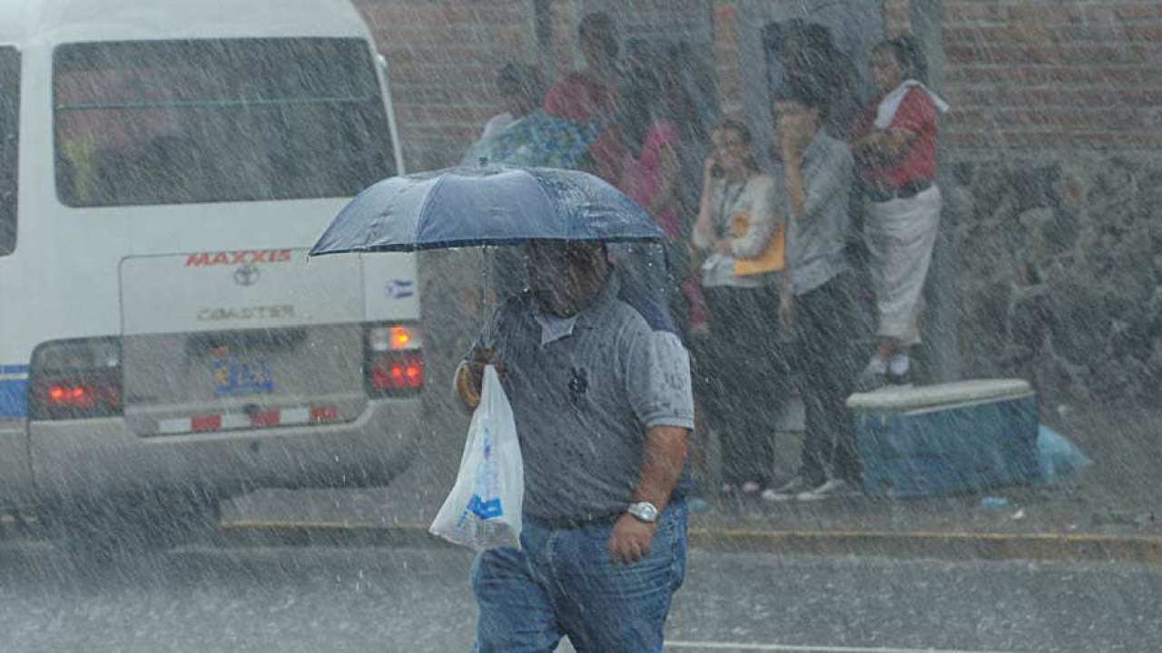 Para este miércoles se espera que las lluvias continúen en todo el territorio Salvadoreño