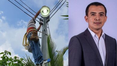 Alcalde de San Pedro Nunualco reestablece sistema de iluminación
