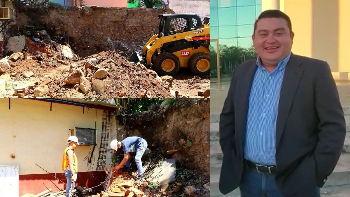 Inician construcción de muro de contención