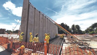 Paso a desnivel de comalapampresenta un 25% de avance