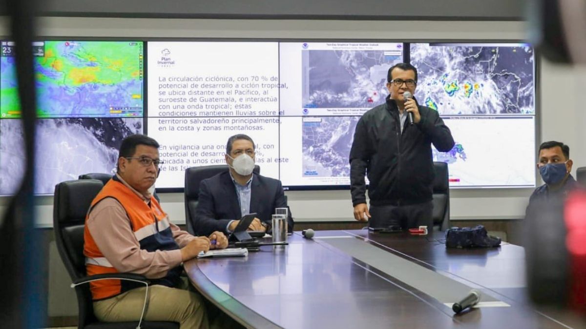 Reporte de lluvias por el MARN