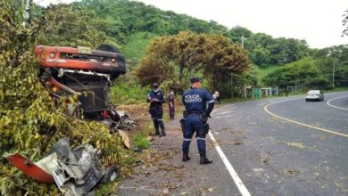 Accidente de pipa de gas genero explosión en Chalatenango lo que dejo 2 lesionados