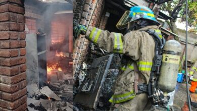 Voraz Incendio consume vivienda de colonia Satélite, San Salvador