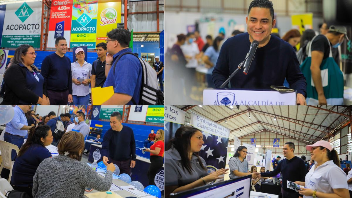 Alcaldía de Santa Tecla realiza Feria de Empleo con más de 2,500 plazas