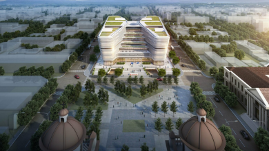 Imagen de renderización de la nueva Biblioteca Nacional de El Salvador