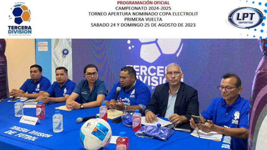 La Tercera División de Fútbol Salvadoreño arranca torneo Apertura 2024