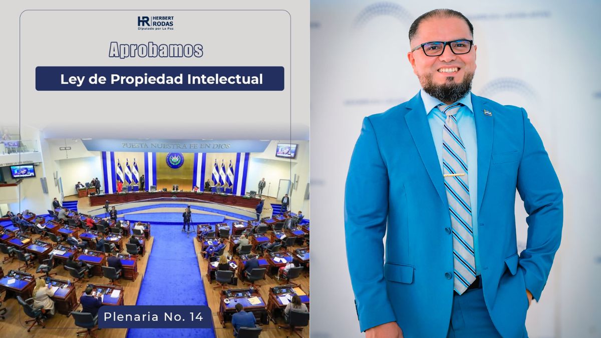 Diputado Herbert Rodas apoya la probación de la ley de propiedad intelectual