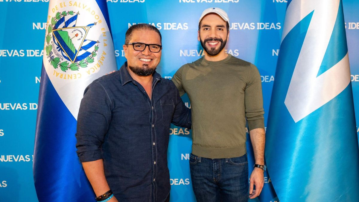 Diputado Herbert Rodas con el Presidente Nayib Bukele